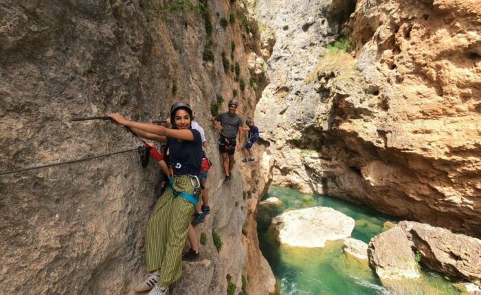 Via Ferrata Ventano del Diablo con Dreampeaks