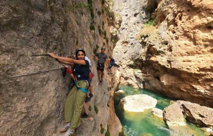 Via Ferrata Ventano del Diablo con Dreampeaks